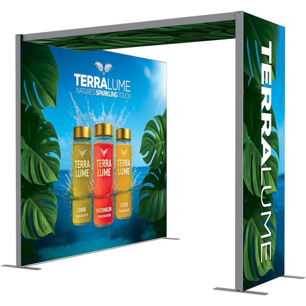 Showbird 65 10 x 10 Configuration A — Single Sided Graphic Package